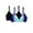 Black/Blue, variant on Girls Bra, 2 Pack T-Shirt Seamless Molded Cup (Little Girls & Big Girls)