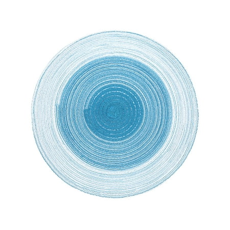 

WMYBD Place Mats 30cm Cotton Yarn Ramie Gradient Table Heat Insulation Pad Household Western Place Mat Anti-scald Round Pad