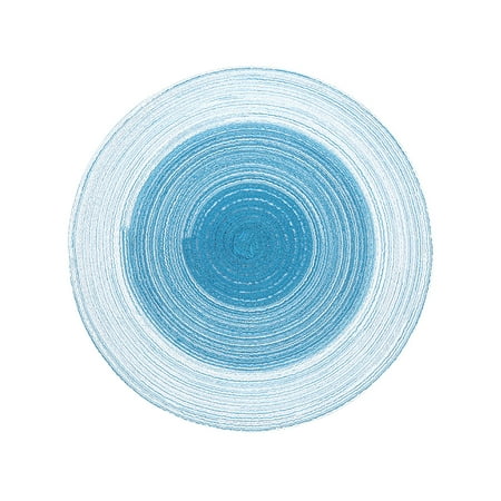 

WMYBD Place Mats 30cm Cotton Yarn Ramie Gradient Table Heat Insulation Pad Household Western Place Mat Anti-scald Round Pad