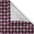 thumbnail image 6 of Ambesonne Checkered Grommet Curtain, Geometric Feminine, 50" x 63", Pink Pale Pink Black, 6 of 6
