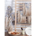 thumbnail image 2 of Blue Grey Forest Kitchen Dish Towels for Drying Dishes Set of 3, Grey Modern Art Oil Painting Waffle Weave Microfiber Hand Tea Bathroom Towels Quick Dry & Absorbent Towel 15.7x23.6, 2 of 7