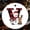 Pattern-1, variant on Ceramics Ornaments Family Last Name Initial Double Sided Porcelain 3 Inch Letter N Funny Commemorative Ornaments & Gift Xmas Gift