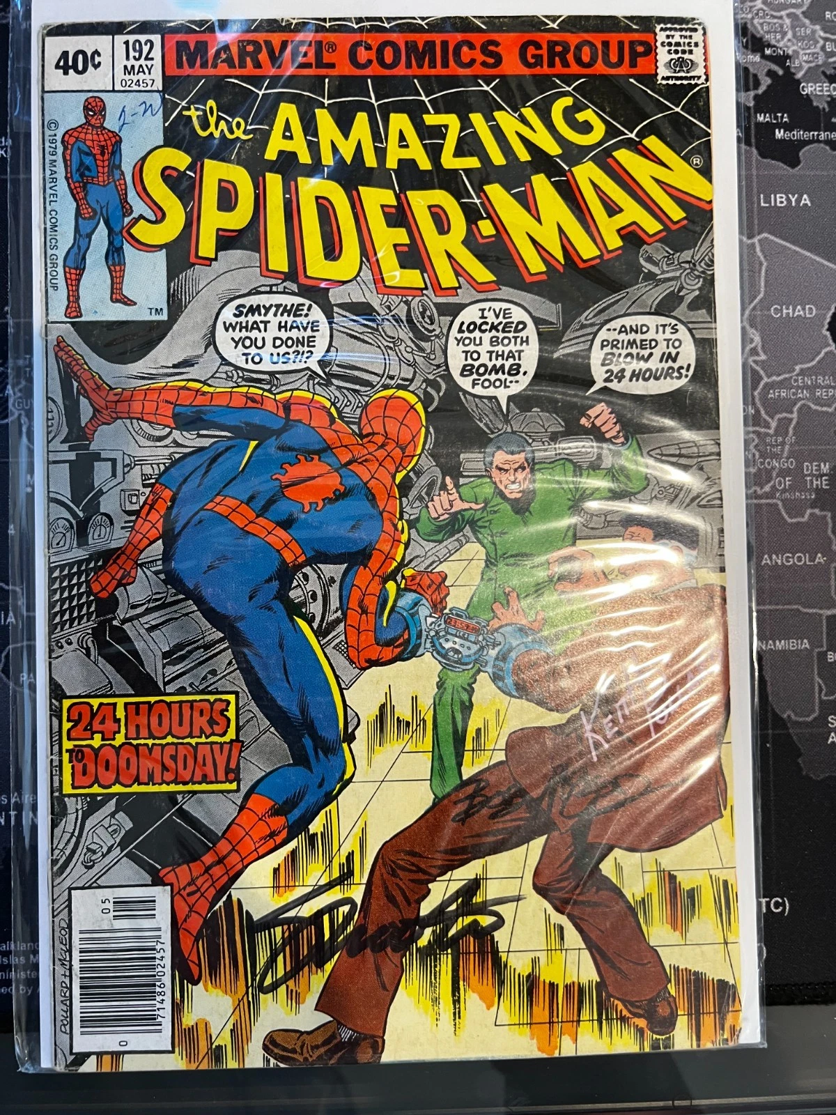 Amazing Spider-Man #192 Signed Jim Shooter, Keith Pollard, Bob McLeod