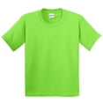 thumbnail image 1 of Gildan - Camiseta básica de manga corta Unisex con algodón grueso Niños Niñas - Verano/Calor (Lima), 1 of 1