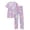 Purple, variant on Bbyeadc Easter Two Piece Pajama Sets for Women Crew Neck Short Sleeve T-Shirt Easter Egg Elastic Waist Trousers Cute Comfort Loungewear,Pink(L)