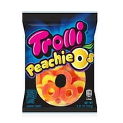 Trolli Peachie O's Gummi Candy, 4.25 Oz.