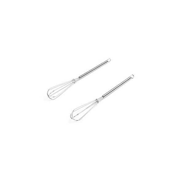 Fox Run Set of 2 Chrome 7-Inch Mini Whisks