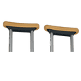 thumbnail image 5 of Par de Muletas Axilares De Aluminio Ajustables Reforzadas con Gomas Premium Talla Mediana, 5 of 5