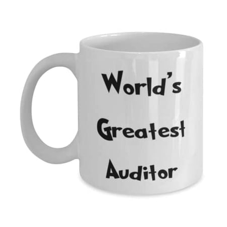 World's Greatest Auditor 11oz Mug, Auditor Present From Friends, Beautiful Cup For Coworkers