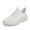 White, variant on Men's Running Shoes Lightweight Sneakers - Athletic Shoes - Breathable Lace-ups - Running Basketball Workout Gym