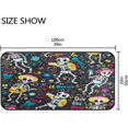 thumbnail image 3 of GZHJMY Halloween Skull22 Kitchen Rug Mat Anti-Fatigue Comfort Floor Mat Waterproof Non Slip Washable Kitchen Rug for Kitchen Washroom Bedroom Sink 39 x 20 inch, 3 of 7