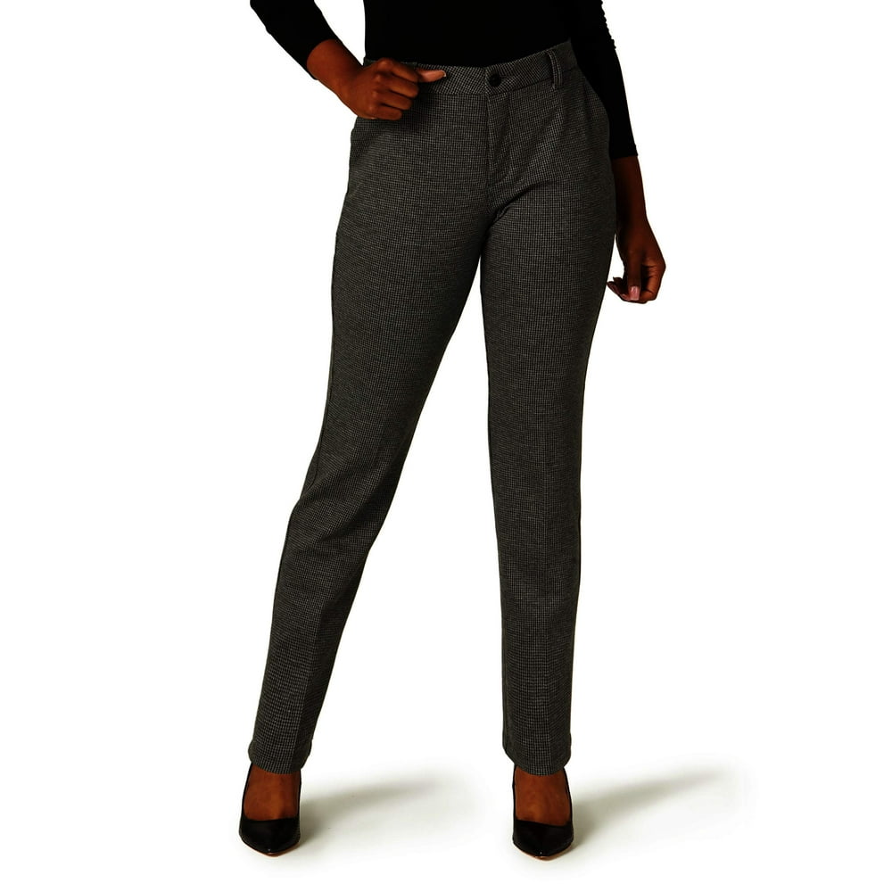 Lee Lee Women's Comfort Waist Knit Straight Leg Pant