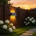 thumbnail image 5 of AuroraX Motion Sensor Solar Wall Light Outdoor Solar Lights for Yard Decorative Security Waterproof Wireless LED Patio Garage Porch Lamp Black, 5 of 6
