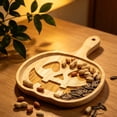 thumbnail image 5 of Halloween Skeleton Cutting Board, Bamboo Wood Halloween Serving Tray, Spooky Charcuterie Board with Decorative Skull Design for Cheese Fruit Meat Party Display, 5 of 8
