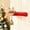 Brown, variant on Kumdkd Red Christmas Door Handle Covers, Plush Polyester Door Knob Decorations, Easy Slip-On Festive Gloves for Home Cabinet & Entry Doors, Reusable Holiday Decor, 7.28x2.17x1.18in Set of 1