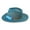 Sky Blue, variant on COMEET Hat Cap, Wool Homburg Panama Hat Exotic Hat for Women Men Photo Props Western for Men Women Unisex Wear Headwear