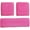 Neon Pink, variant on Neon Nation Sweatband Combo Pack - Two Wristbands and One Headband