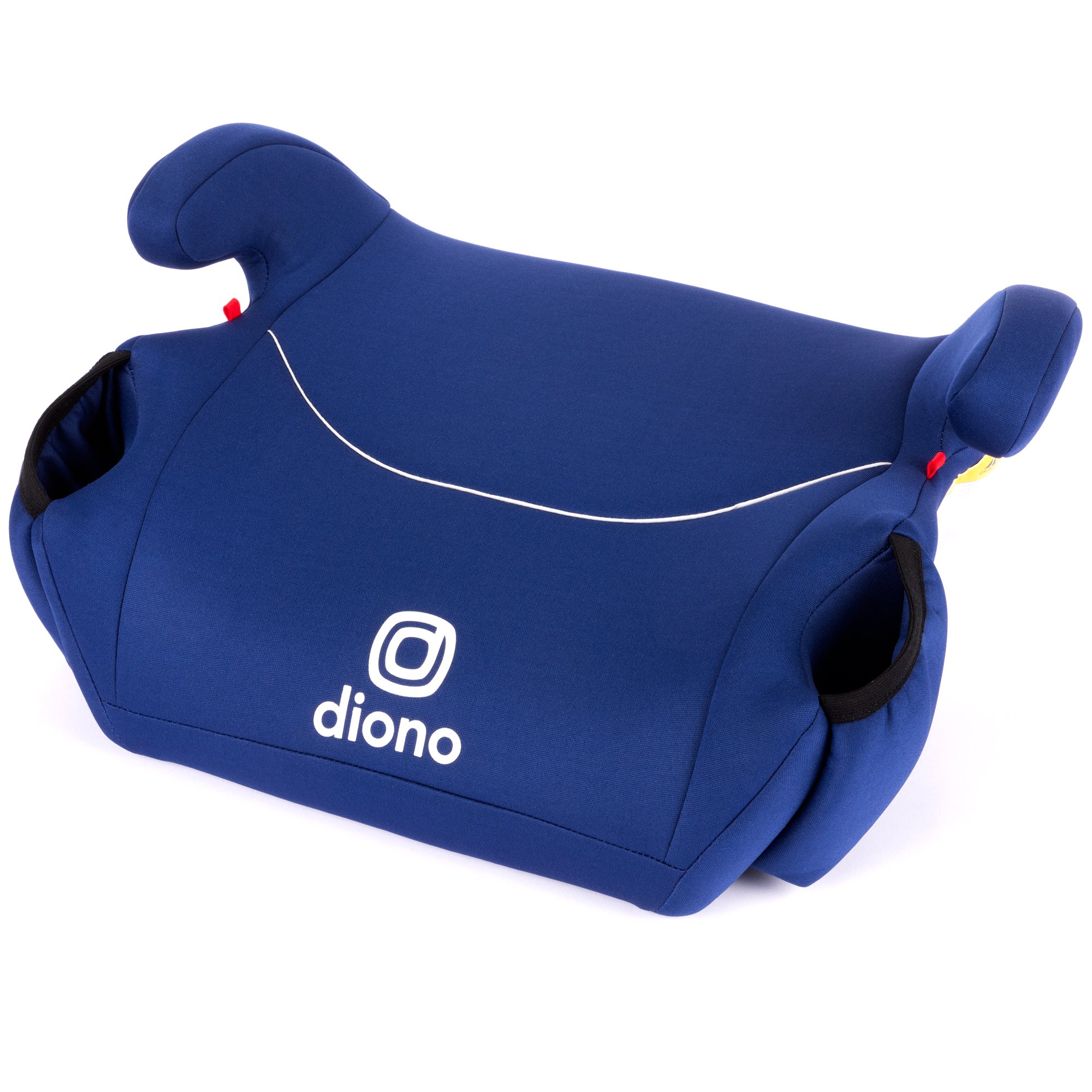 Diono Solana Backless Booster car Seat, Lightweight, No Latch, Machine Washable Covers, Blue