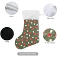 thumbnail image 3 of Coolnut Mushroom Christmas Stocking Personalized Large Candy Stocking, Xmas Stockings Decoration Hanging Gift for Family Holiday Party Ornaments Decor Fireplace, 3 of 7