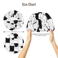 thumbnail image 5 of Rateoe Doodle Cute Cat Pattern Silk Satin Hair Bonnet for Sleeping, Adjustable Sleep Cap Turban for Women , Curly Straight Hair Long Large Braid, 5 of 6