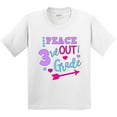 thumbnail image 3 of Inktastic Peace out 3rd Grade with Hearts Arrow and Dots Youth T-Shirt, 3 of 5