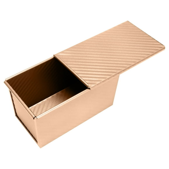 Baking Pullman Loaf Pan with Cover,Bread Pan with Lid,Nonstick Toast Box for Oven, Dough Cavity