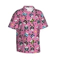 thumbnail image 2 of Fotbe Colorful Cute French Bulldog Hawaiian Shirt for Men Unisex Summer Beach Casual Short Sleeve Cotton Linen Button Down Shirts-XX-Large, 2 of 9