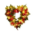 thumbnail image 1 of WMQPNNS Nouvelle Guirlande Décorative Tendance pour la Saint-Valentin Roses Rouges et Vertes en Forme de Cœur Lampe Murale Chaude Pendentif en Rotin Offres du Jour Liquidation, 1 of 7