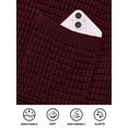 thumbnail image 5 of Women Knit Cardigan Sweaters Fall Fashion Long Sleeve Button Down Trendy Casual Jacket Winter Clothes Brick Red S, 5 of 9