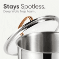 thumbnail image 3 of Carote 23-Piece Tri-Ply Stainless Steel Cookware Set, Induction Compatible and Oven Safe, 3 of 7