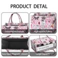 thumbnail image 4 of Large Capacity Tote Bag,Pink Breast Cancer Handbag Fashion Luxury Tote Bag,15.7"x13"x 5.1" Inches,Laptop Compatible, 4 of 6