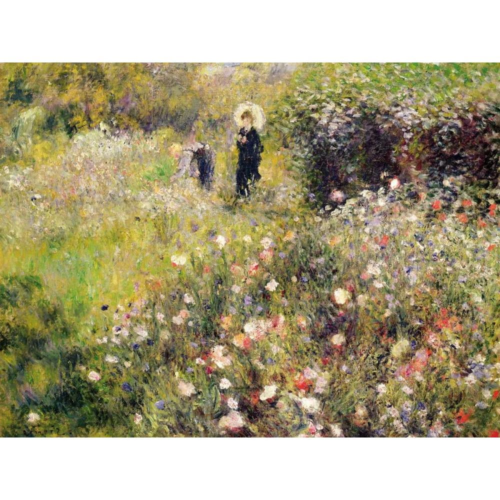 Renoir, Pierre-Auguste 24x19 Gold Ornate Wood Framed with Double
