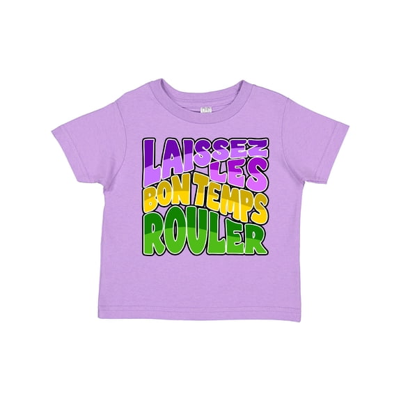 Inktastic Mardi Gras Laissez Les Bon Temps Rouler Boys or Girls Toddler T-Shirt