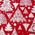 thumbnail image 2 of Metallic Christmas Trees Lumbar Pillow, 2 of 3