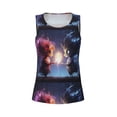 thumbnail image 3 of Picia Dreamy Forest Elf Pattern Women's Workout Tank Top,Breathable Activewear,Slim Fit Athletic Top,Versatile Workout Moisture-wicking top-X-Large, 3 of 9