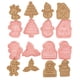 thumbnail image 2 of Cortador, 8 piezas/juego de moldes para hornear de plástico navideño DIY, molde para galletas navideñas, artesanía excepcional, 2 of 7