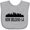 AC-Heather Grey, variant on Inktastic New Orleans Louisiana Skyline Boys or Girls Baby Bib