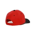 thumbnail image 3 of Two-Tone Adjustable Baseball Cap, Red Black, 3 of 4