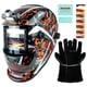 thumbnail image 1 of Casco de soldadura TRQWH Auto Darkening Shade 9-13 con guantes, 1 of 9