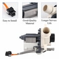 thumbnail image 3 of TOP-MAX WH23X24178 Washer Pump Replacement Part Compatible with GE and Hotpoint Washer, Replace WH23X27574, 4958182, AP6889136, PS12723115, EAP12723115, 290D1201G001, B40-3A01, and B30-3A02, 3 of 5