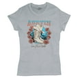 thumbnail image 5 of Austin TX Live Music Capital T-Shirt Country Cowgirl Boots and Hat Women's Tee, 5 of 7