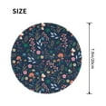 thumbnail image 3 of Disketp Colorful Flowers Small Mouse Pad 7.9x7.9 Inches,Washable Round Mousepad For Office Laptop Computer,Non-Slip Rubber Base Mouse Pads For Wireless Mouse, 3 of 9