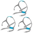 thumbnail image 1 of 3Pack F30 CPAP Mask Headgear Strap Replacement, CPAP Headgear for F30, Adjustable Headband, with 6 C, 1 of 5