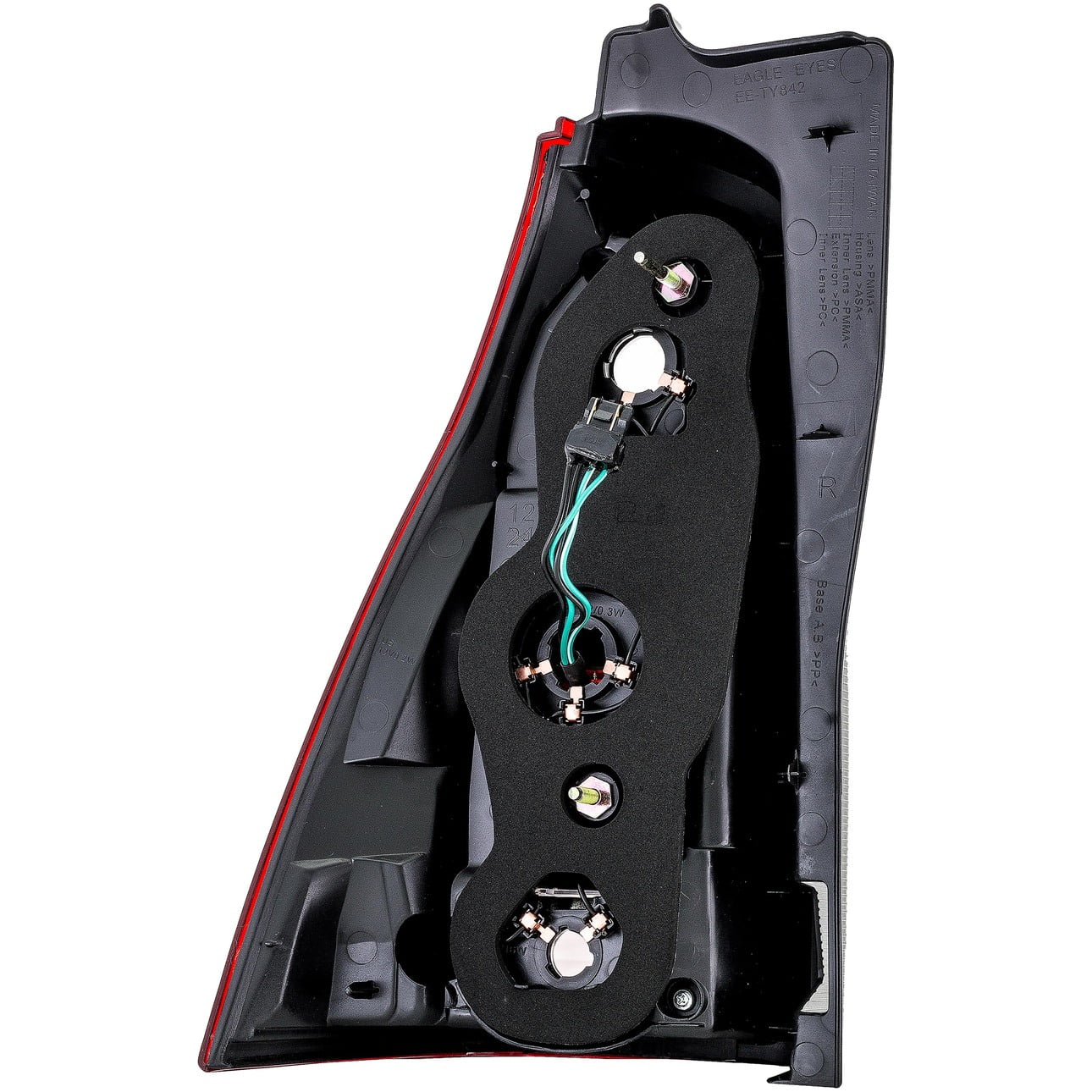 Dorman 1611279 Passenger Side Tail Light Assembly for Specific Toyota Models