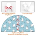 thumbnail image 4 of Sikiie Funny Chicken 30-48 inches {designName} Print Christmas Tree Skirt Snowman Xmas Tree Skirt with Edge Christmas Decorations for Holiday Party48", 4 of 7