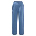 thumbnail image 5 of Chbgutlmr Womens Capri Pants Elastic Waisted Loose Lightweight Cropped Casual Straight Leg Trousers Pockets, 5 of 5