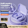 thumbnail image 3 of Real Time Translator Earbuds | Open Ear Wireless Headphones | 140+ Language Instant Translation | 60-Hour Battery | App Control | Spatial Audio | IPX5 Sweat Resistant | USB-C Charging Case, 3 of 3