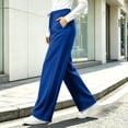 thumbnail image 3 of GERsome Women's Fleece Wide Leg Pants Drawstring Elastic Waist Lounge Sweatpants with Pockets Winter Casual Trousers Size 2XL, 3 of 6