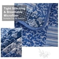 thumbnail image 3 of Juego de colcha Mybedsoul Blue Boho Queen, tamaño queen, 3 piezas, 3 of 6
