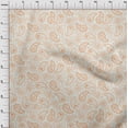thumbnail image 4 of oneOone Cotton Poplin Peach Fabric Asian Paisley Sewing Fabric By The Yard Printed Diy Clothing Sewing Supplies 42 Inch Wide, 4 of 5